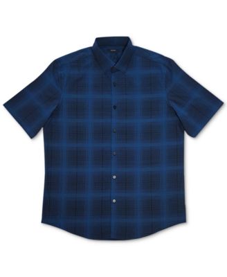 Alfani - Men's Ashland Plaid Woven Shirt