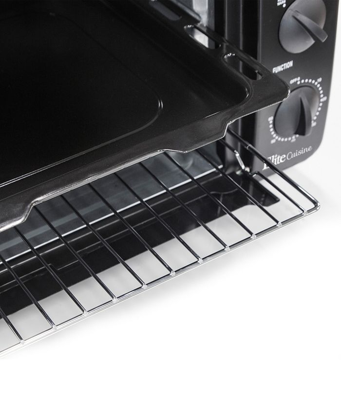 Elite Cuisine 23L Countertop Toaster Oven Rotisserie, Bake, Broil