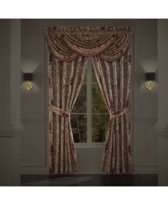 Garnet Waterfall Window Valance, 33" x 49"