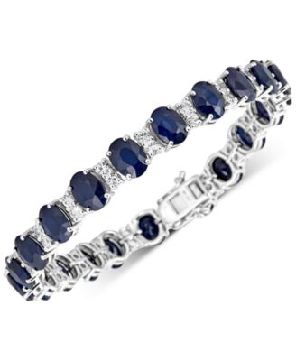 macy's sapphire and diamond bracelet