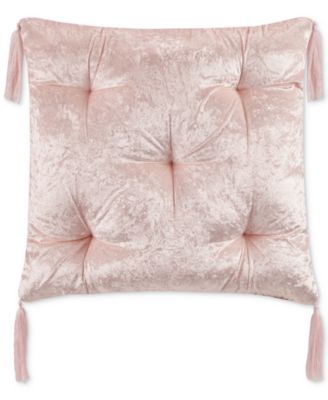 Whim by Martha Stewart - Tufted Crushed Velvet 24" Square Floor Pillow