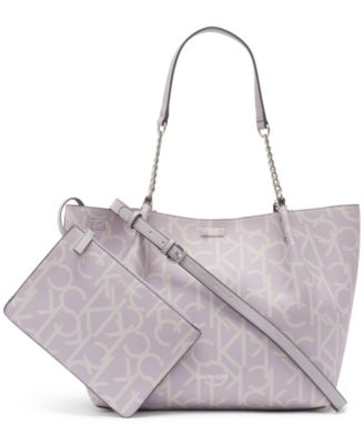 calvin klein purse purple