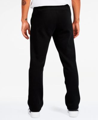 puma open bottom fleece pants