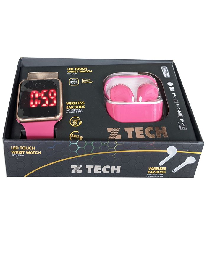Ztech wireless earbuds with charging case clearance