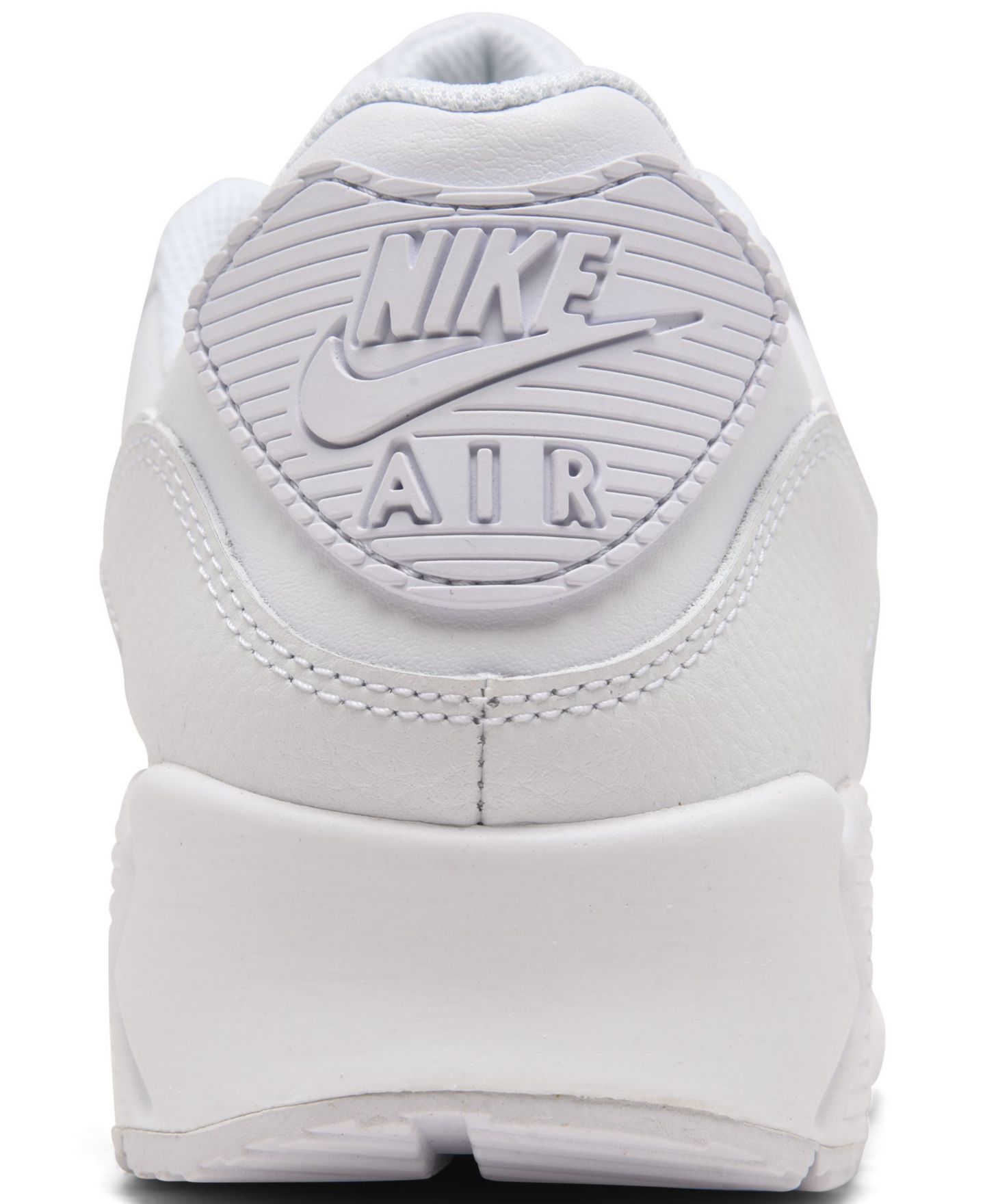 Мужские кроссовки Nike Air Max 90 Leather Casual, цвет: Белый — фото 3