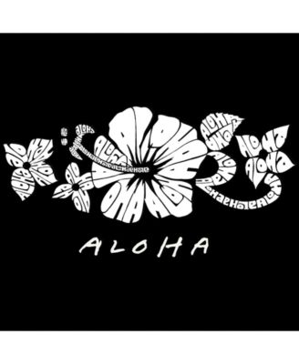 Aloha Men's Raglan Word Art T-shirt