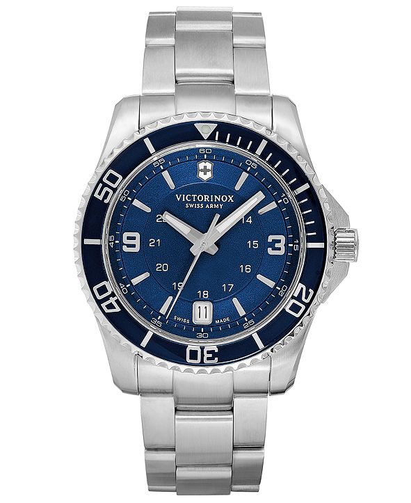 victorinox swiss army maverick stainless steel watch