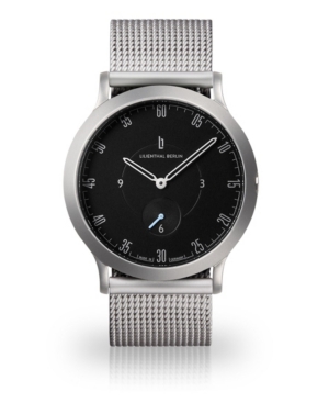 image of Lilienthal Berlin L1 Sliver-Tone Stainless Steel Mesh Bracelet Watch, 37.5mm