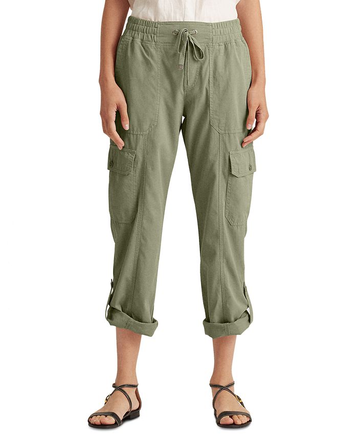 Lauren Ralph Lauren Rolled-cuff Cargo Pants - Macy's