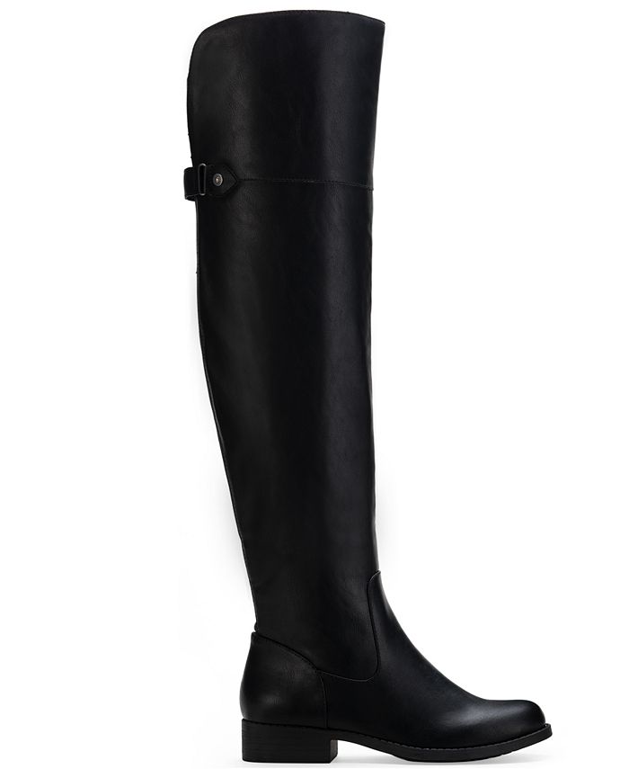 Sun + Stone Allicce Wide-Calf Over-The-Knee Boots, Created for Macy's ...