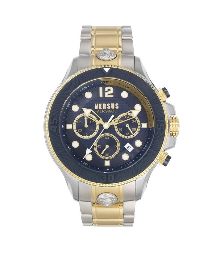 Versus Versace Versus by Versace Men's Volta Silver and Gold Tone