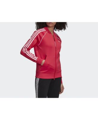 adidas sst track jacket pink