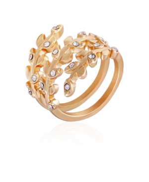image of T Tahari Women-s Fashionable Florals Wrap Around Ring