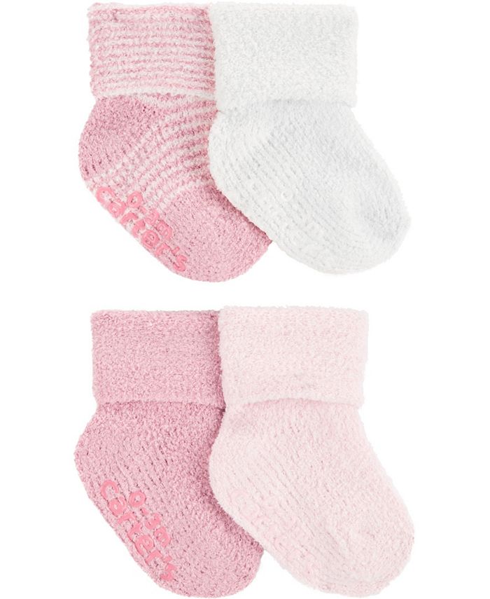 Carter s Baby Girls 4 Pack Chenille Booties Macy s