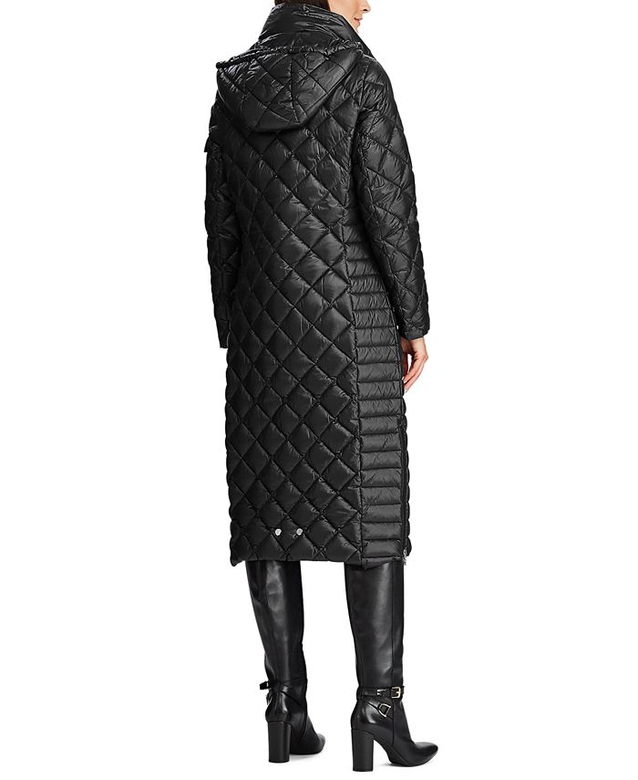 Lauren Ralph Lauren Hooded Quilted Down Maxi Coat Macy's