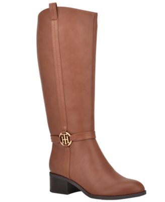 tommy hilfiger two toned boots