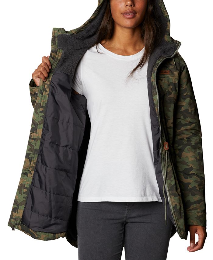 Columbia Women's Chatfield Hill Plaid FleeceLined Utility Jacket