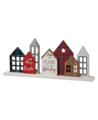 Metal and Wooden Christmas House Decor