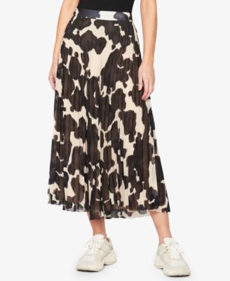 Sanctuary - Pleat It Printed Midi Skirt