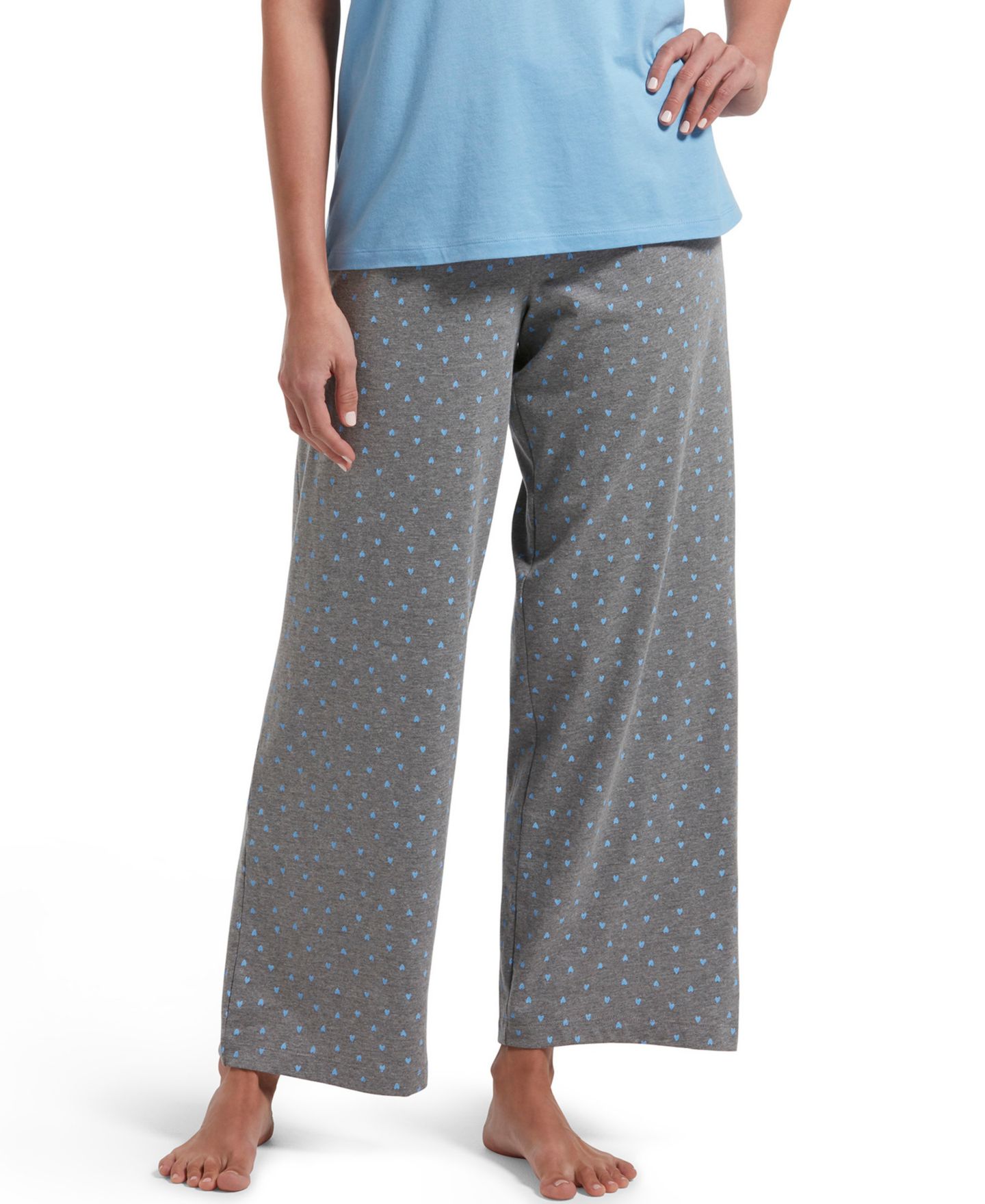 Женские брюки Hue Sleepwell Basic Tee and Pant Separates with Temperature Regulating Technology, цвет: Анималистичный — фото 48