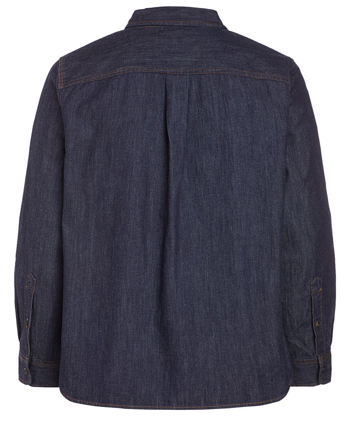 Lauren Ralph Lauren Plus Size Denim Shirt - Macy's