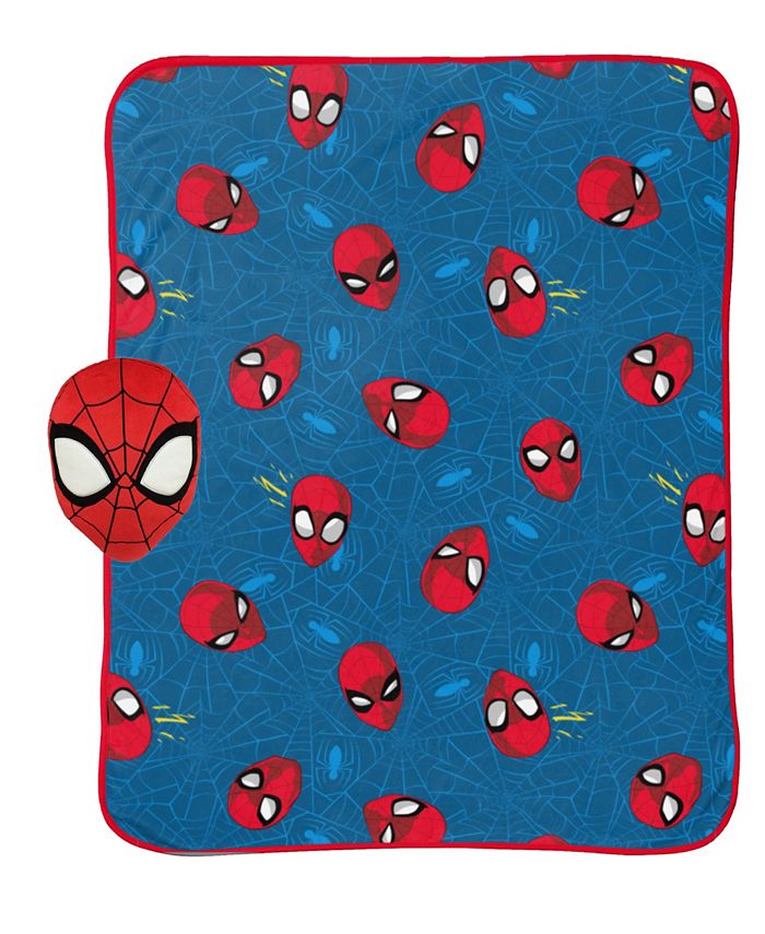 Disney Spiderman Travel Pillow and Blanket Nogginz Set & Reviews ...