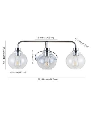 Sandrine 3-Light Cottage Rustic LED Vanity Light