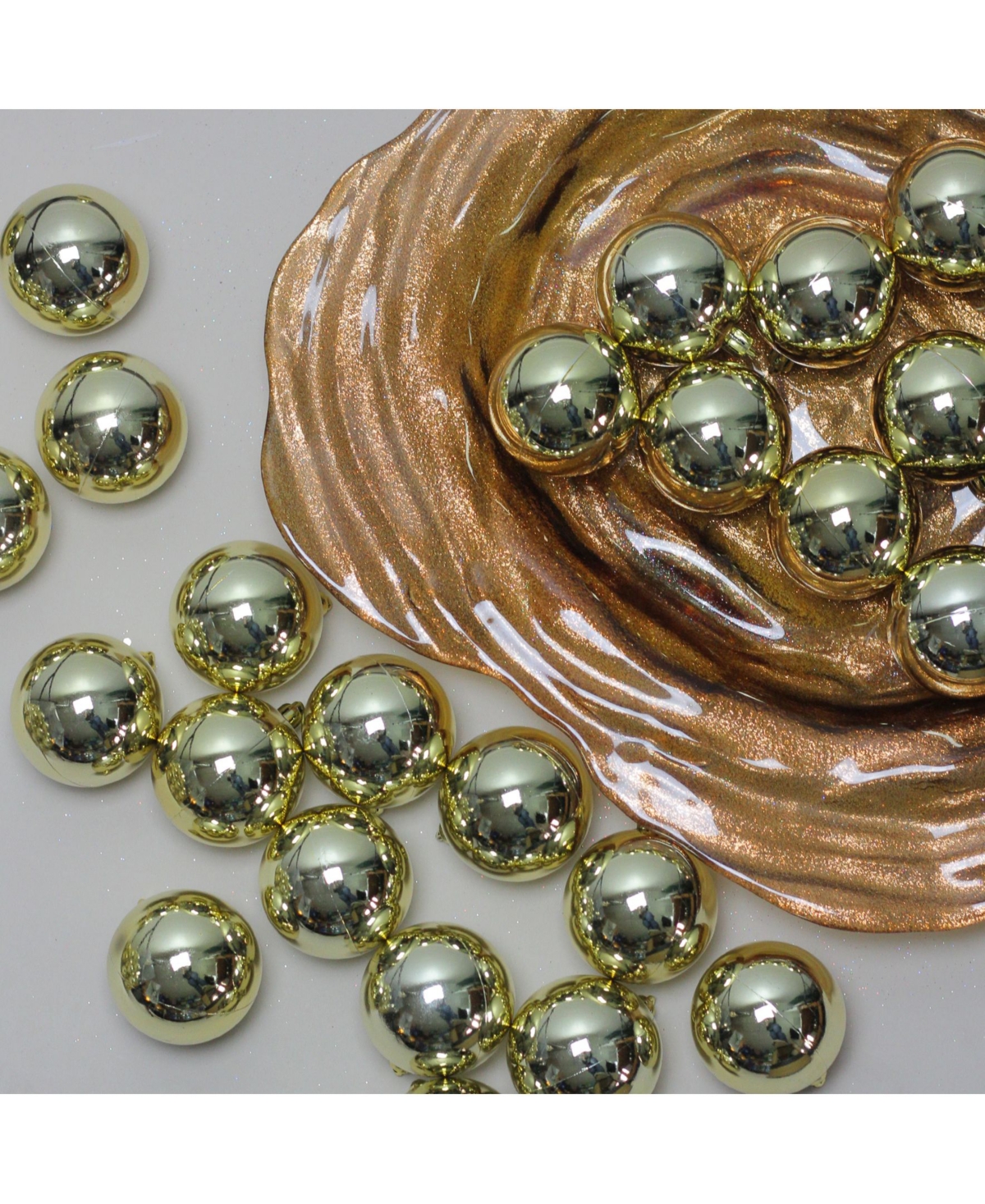 Northlight 60 Count Shatterproof Shiny Christmas Ball Ornaments