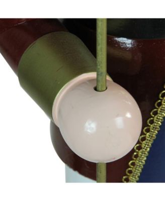 Wooden Christmas Nutcracker King with Scepter