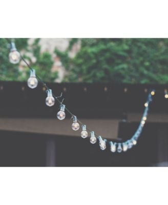 Clear G Globe Christmas Light Set