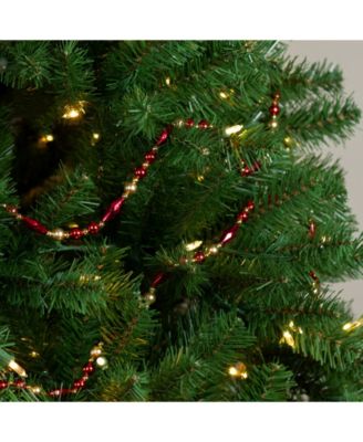Unlit Finish Beaded Artificial Christmas Garland