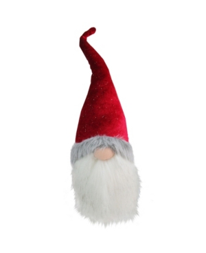 Northlight Glitter Santa Gnome Head Christmas Decoration