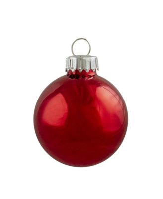 12 Count 2-Finish Swirl Glass Christmas Ball Ornaments