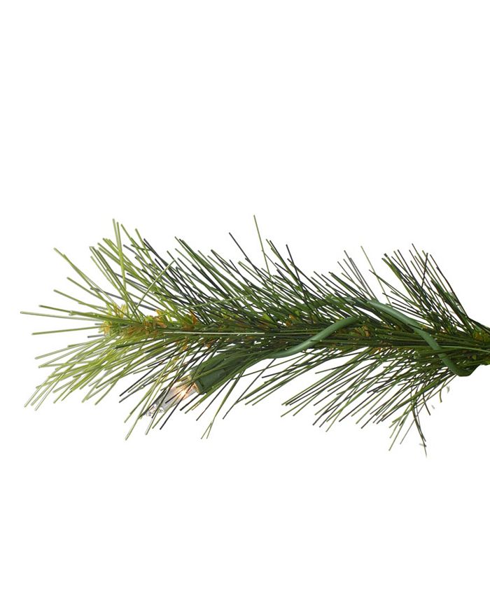 Northlight Pre-Lit Slim Canyon Pine Half Wall Artificial Christmas Tree ...