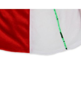 Peppermint Twist Stripes Christmas Tree Skirt