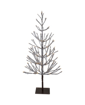 Northlight Pre-Lit Led Artificial Christmas Tree with Icicle Lights
