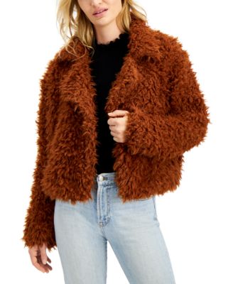 juniors fuzzy jacket