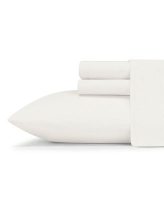 Eddie Bauer Jersey Knit Solid Cotton Blend Sheet Sets In Blue