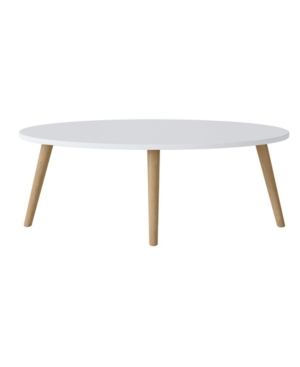 Handy Living Gianna Oval Wood Cocktail Table