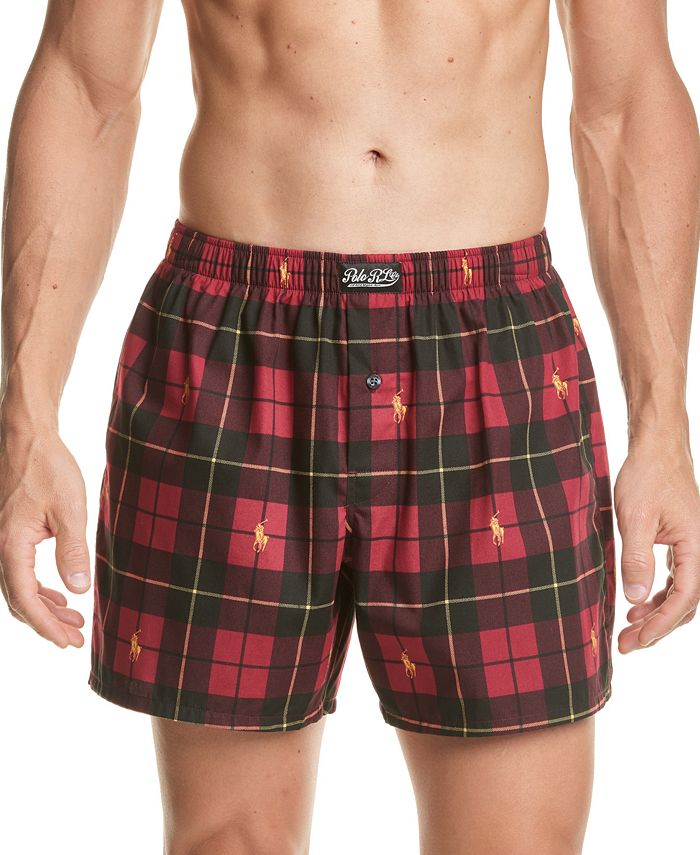 Polo Ralph Lauren Men's Signature-Print Woven Boxers - Macy's