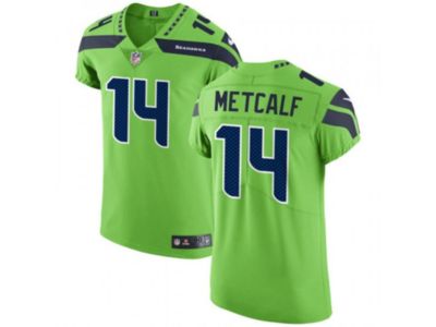 Seattle Seahawks D.K. Metcalf Nike Color Rush Neon Green Game Jersey