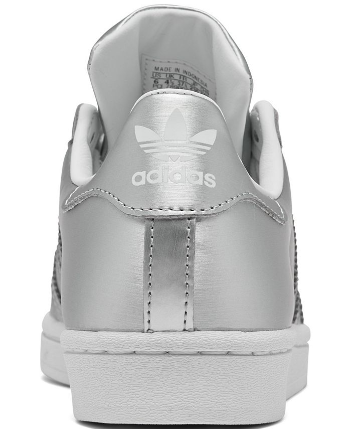 adidas Women's Superstar Metallic Casual Sneakers from Finish Line - Macy's