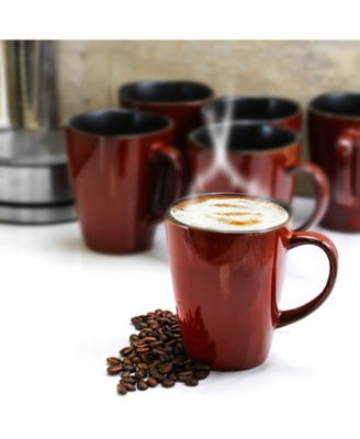 Harland Stoneware Mugs, Set of 6