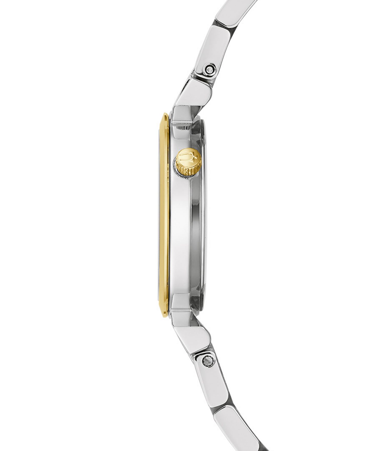 Женские часы Bulova Classic Regatta Diamond-Accent Two-Tone Stainless Steel Bracelet Watch 24mm — фото 2
