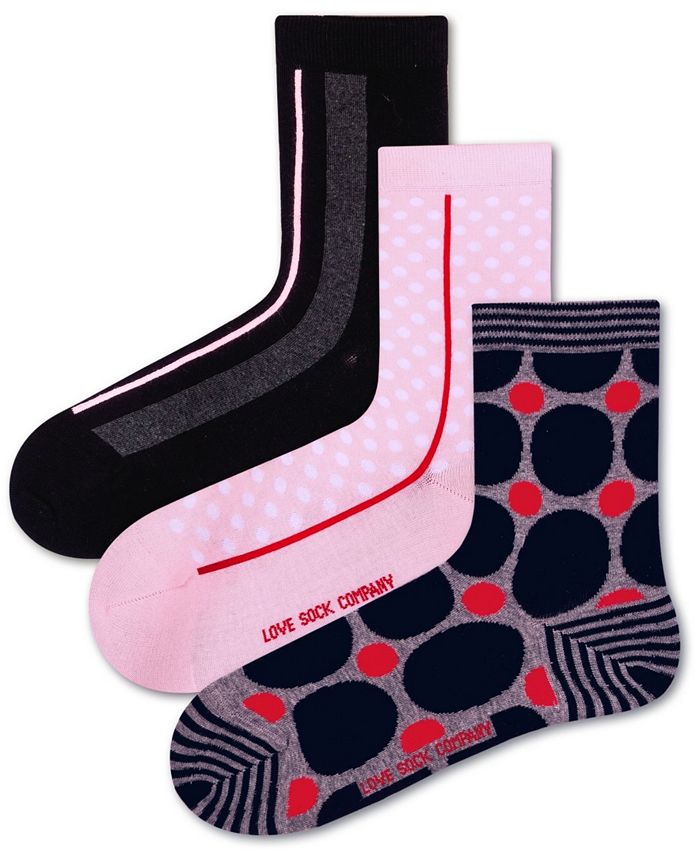 Love Sock Company Women's Organic Cotton Seamless Toe Trouser Socks