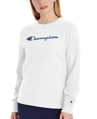 womens white champion sweatshirt