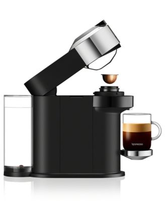 Vertuo Next Deluxe Coffee and Espresso Machine by De'Longhi in Chrome