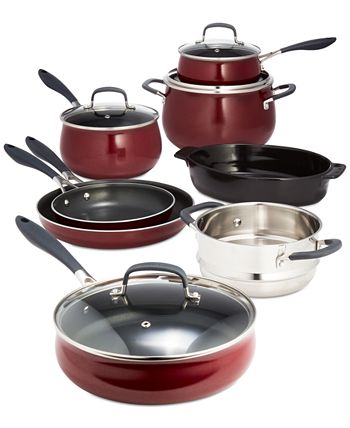 Belgique Stainless Steel 12-Pc. Cookware Set