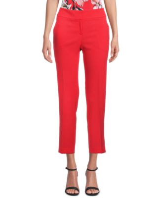 red dress pants macy's
