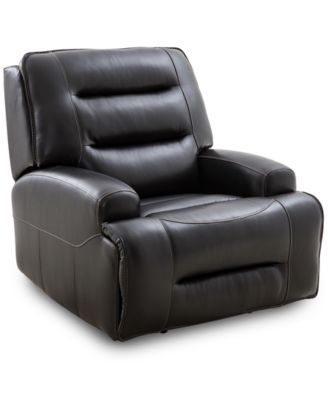 Furniture - Adalton Leather Recliner with Power Headrest